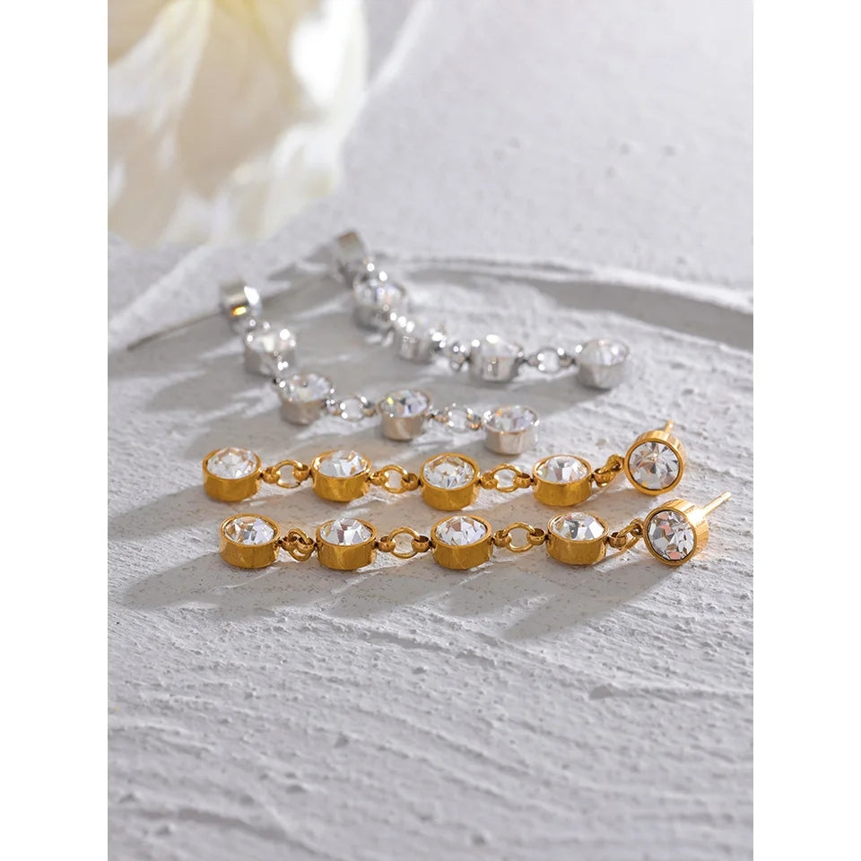 Steel long dangle drops