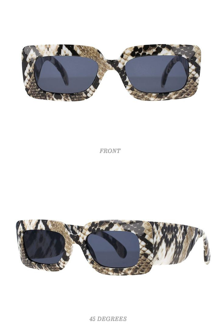 Snake Print Glasses