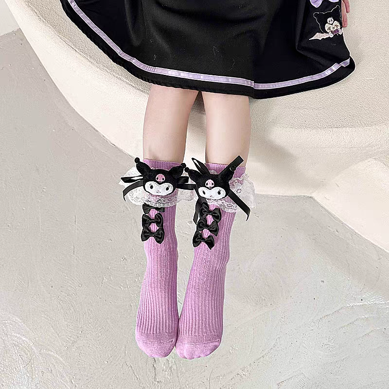Cartoon Design Socks For Girls