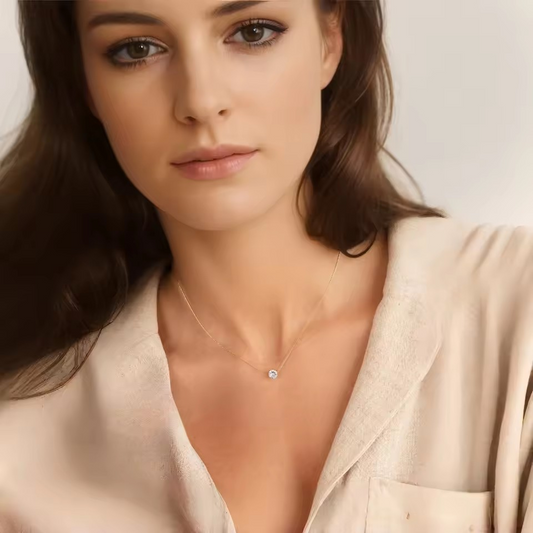 Zircon Pendant Necklace