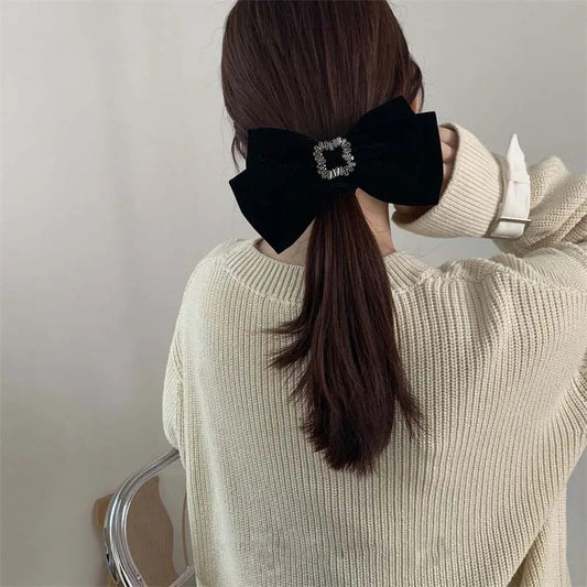 Korean Velvet Hair Bow