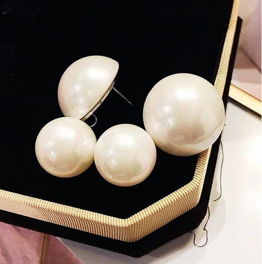 Retro Big Pearl Earing