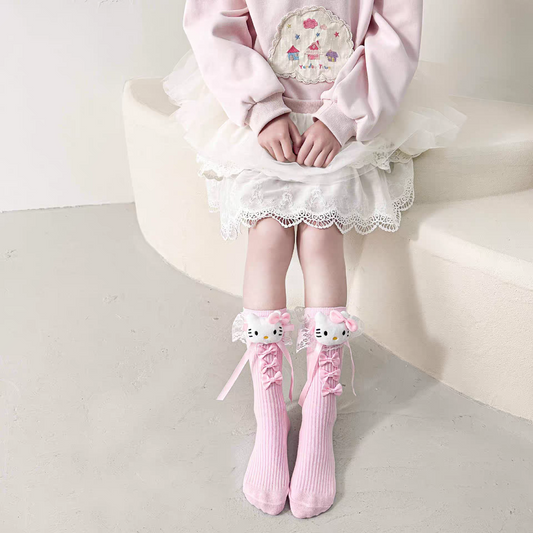 Cartoon Design Socks For Girls