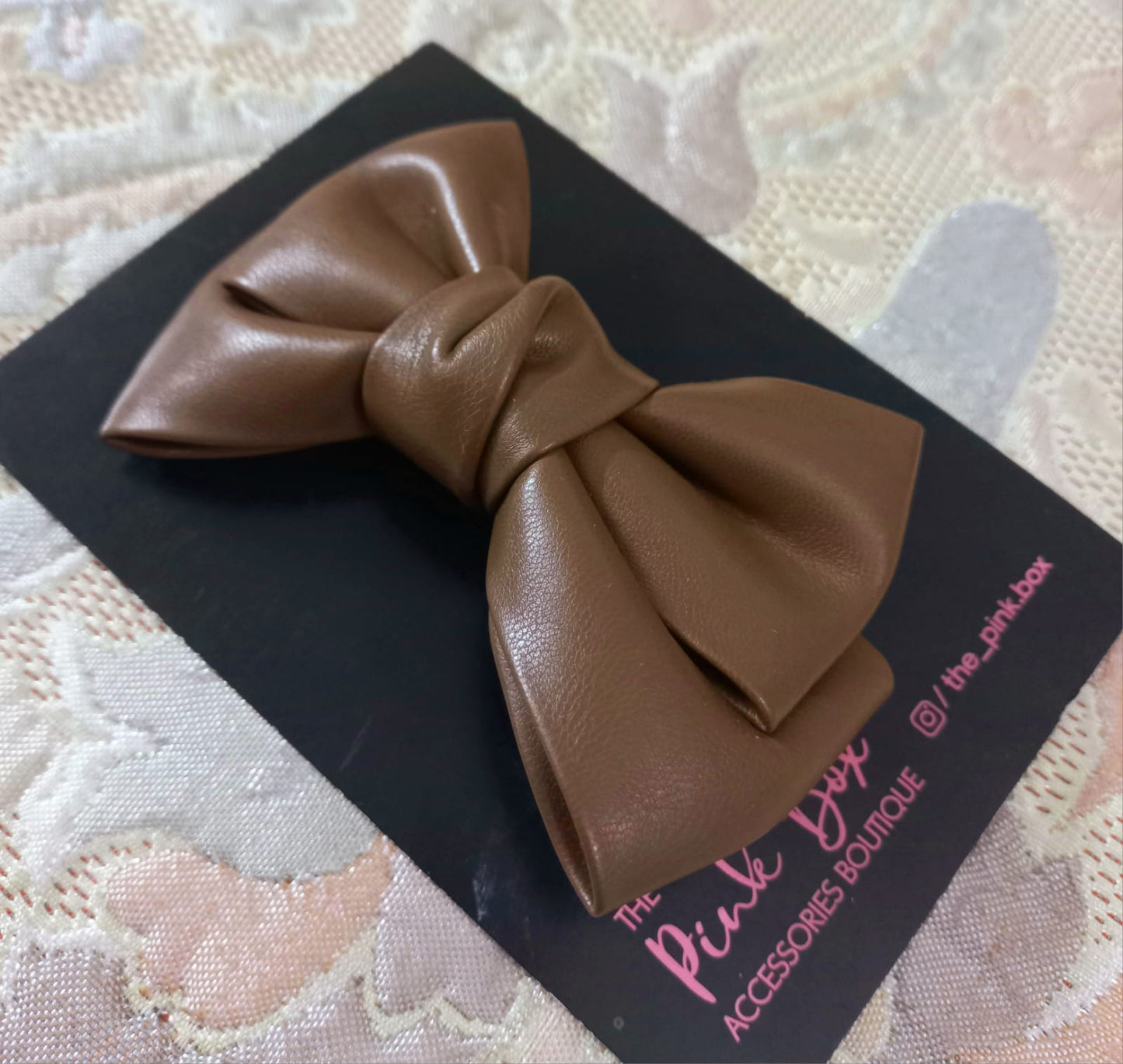 Leather Bow