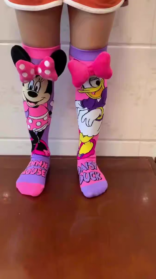 Minnie Mouse and Daisy Duck Socks