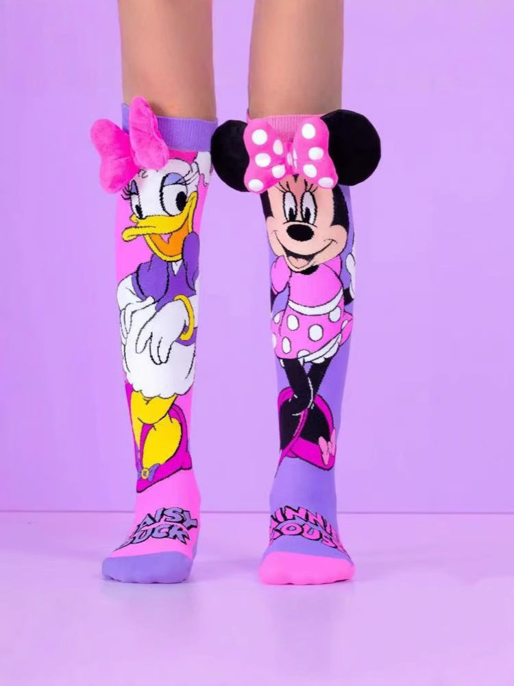 Minnie Mouse and Daisy Duck Socks
